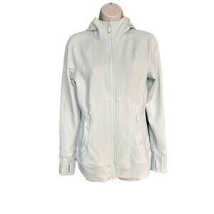 Lululemon Day Maker Size 8 Full Zip Hooded Jacket Springtime Mint Green $128